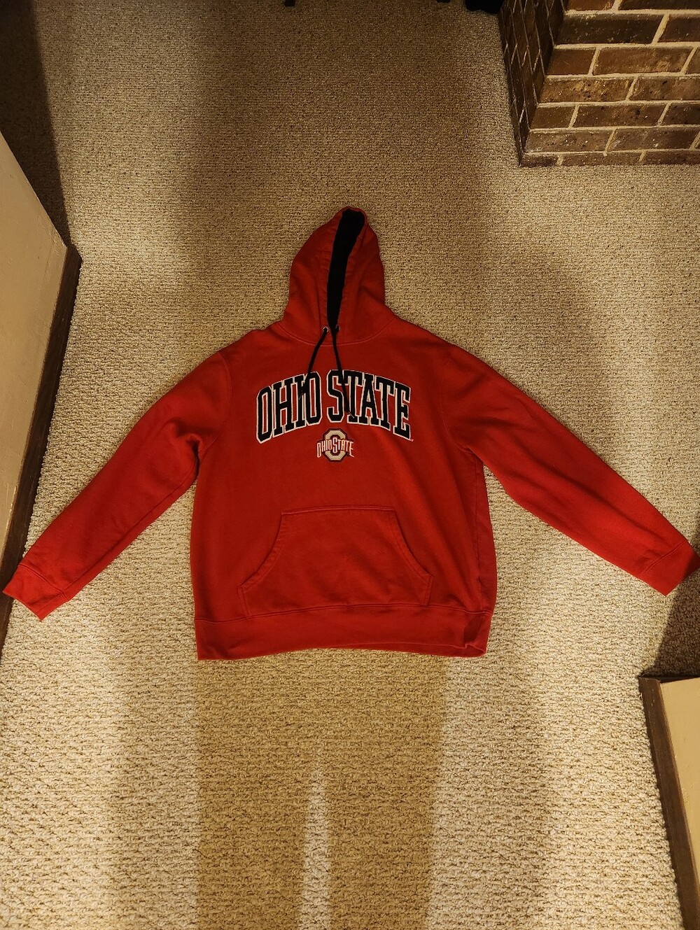 Red Unisex Pullover Hoodie